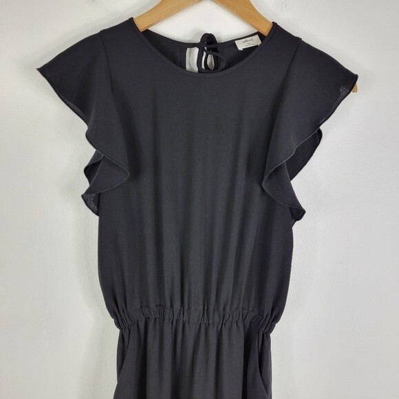 Wilfred Fleurette Ruffle Cap Sleeve Cropped Wide Leg Jumpsuit XXS - Picture 4 of 14